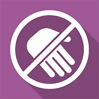 no entry hand icon