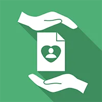 hand around card icon